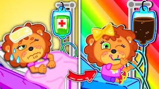 Aslan Yavrusu  Hayır bebeğim hastalandı  Çocuklar için çizgi film