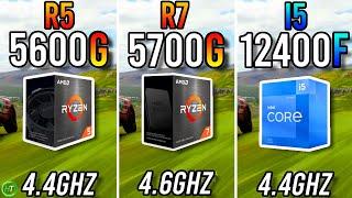 Ryzen 5 5600G vs Ryzen 7 5700G vs i5 12400F