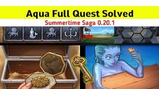 Aqua Full Walkthrough Summertime Saga 0.20.1  Find Golden Compass and treasure box
