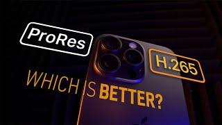 iPhone 15 H.265 Vs ProRes which is BETTER?