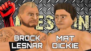 Brock Lesnar vs Mat Dickie Wrestling Revolution 2D