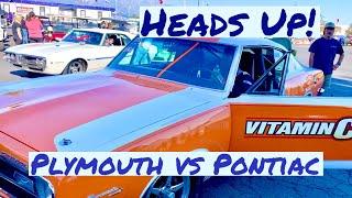 Heads Up Stock Eliminator DSA 2022 NHRA Pomona Chad Loge Jon Irving Randi Lyn Mopar vs Pontiac