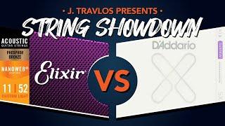 String Showdown  Elixir Phosphor Bronze Vs D’Addario XS Phosphor Bronze Acoustic Guitar Strings