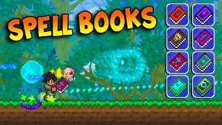 Terraria But EVERY Spell Book Attacks At The Same Time...