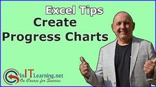 Create Progress Charts in Microsoft Excel to monitor progress based on percentage