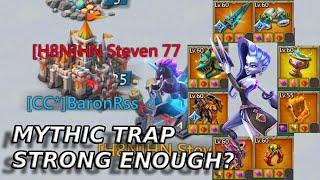 Mythic Trap and F2p TrAP Take On The World All My Traps In One Video Lords Mobile.