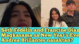 Andrea Brillantes may patama kina Francine Diaz and Seth Fedelin.