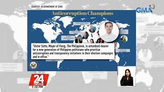 Vico Sotto named among International Anticorruption champions by US State Department  24 Oras