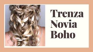 Peinado novia trenza boho Brides boho hairstyle