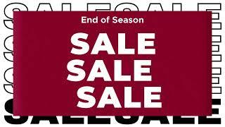 End of Season Sale brings UP TO 70% OFF on everything 