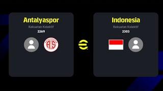 ANTALYASPOR VS INDONESIA Friendly match LIVE Indosiar #efootball #timnasindonesia #indosiar