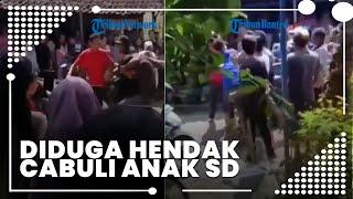 Seorang Pemuda Habis Dihajar Massa Diduga Hendak Cabuli Anak SD Dengan Imingan Uang Dua Ribu