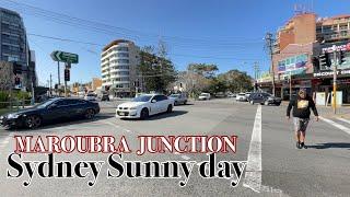 MAROUBRA JUNCTION Sydney Australia - Sunny WalkSpring 4K UHD