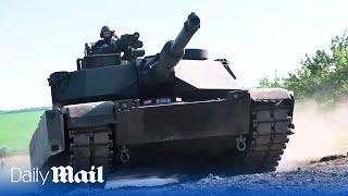 ‘Tears of joy’ Ukraine uses Abrams to destroy Russian tanks near Avdiivka
