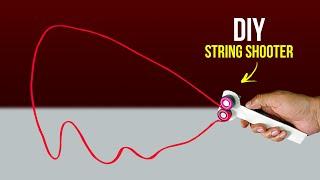How to Make String Shooter at Home  DIY String Shooter  Zip string toy
