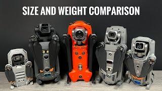 DJI Mavic 3 Size and Weight Comparison