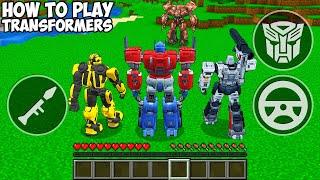 REALISTIC OPTIMUS PRIME vs BUMBLEBEE vs MEGATRON HOW TO PLAY TRANSFORMERS in Minecraft