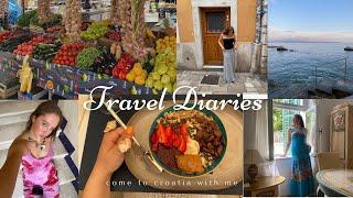 Travel Diaries - Come to Croatia with me  restaurants  sea swimming and exploring