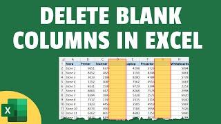 3 Right Ways to Delete Blank Columns in Excel