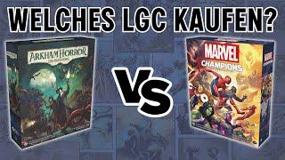 Arkham Horror LCG vs Marvel Champions  Welches LCG solltest du kaufen?