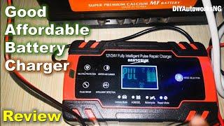 Good Affordable Car BATTERY CHARGER Pulse Charger REVIEW 12V24V Pulse Repair Charger