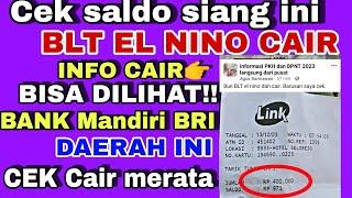 Cek saldo BLT el nino hari rabu tanggal 13 desember 2023 3 bank ini sudah cair ini buktinya?