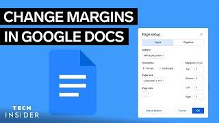 How To Change Margins In Google Docs  Tech Insider