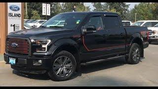 2016 Ford F-150 Lariat Sport W Leather Dual Panel Moonroof NAV Review Island Ford