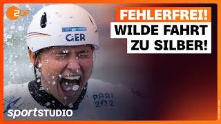 Elena Lilik gewinnt Silber im Kanuslalom  Olympia Paris 2024  sportstudio