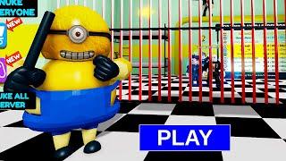 MEGA MINIONS BARRYS PRISON RUN OBBY ROBLOX - MINION OBBY - Roblox