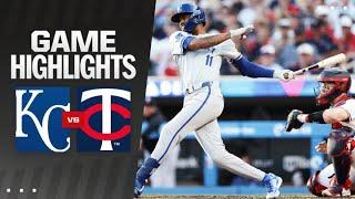 Royals vs. Twins Game Highlights 81224  MLB Highlights