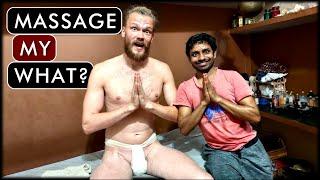 Foreigner Tries Indias Nut and Butt Massage