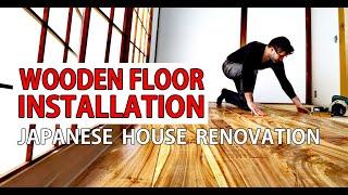 How to Install Wood Flooring DIY  Japanese Wooden Floor Techniques