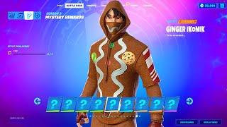 GINGER IKONIK vs Gingerbread Raider vs Ginger Gunner vs Merry Marauder - Fortnite Custom Skins