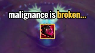 malignance is getting nerfed...