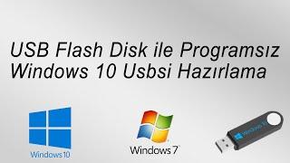 Programsız Format USB Hazırlama