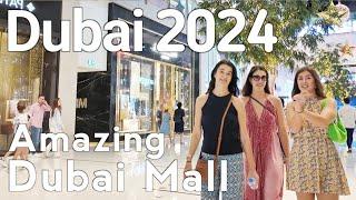 Dubai Mall 4K Amazing Dubai Mall Downtown Dubai Walking Tour 