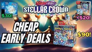 CHEAP and EARLY Pokémon Stellar Crown Pre-Order DEALS