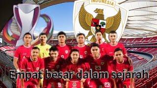 Empat besar untuk pertama kali nya  indonesia vs uzbekistan