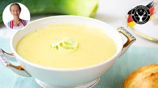 How to make creamy LEEK SOUP  MyGerman.Recipes