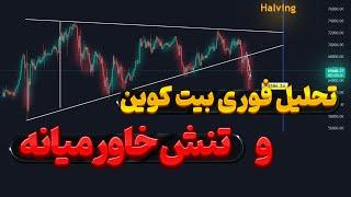 تحلیل فوری بیت کوین  کاردانو  سولانا  تون کوین  دلار و طلا