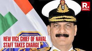 Vice Admiral Dinesh K Tripathi takes charge as Vice Chief of Naval Staff