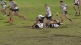 ETHAN ABOU GHAIDA CRONULLA SHARKS 2016 17S RUGBY LEAGUE TRIALS