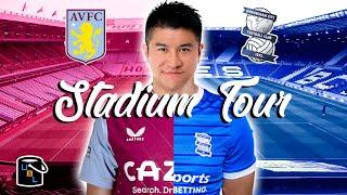  Aston Villa vs Birmingham City - St Andrews vs Villa Park Stadium Tour - England Football Travel 