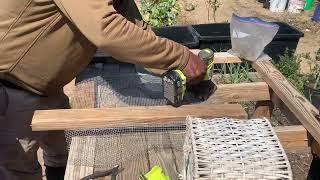 Building A Sifter To Improve Our Soil Quality