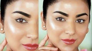 Easy 3-Step GlowingDewy Makeup Tutorial No Highlighter