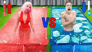 Heißer vs Kalter Pool Challenge 