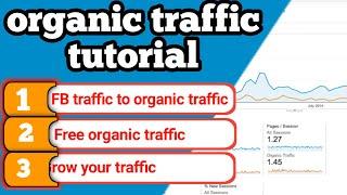 how to convert social media traffic to organic traffic and how to get traffic to your website