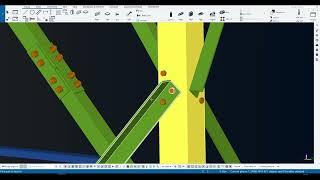 Tekla Structures xsteel HOW TO DRAW 45M TOWER 2023