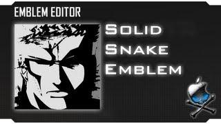 Black Ops 2 - Solid Snake suggested Emblem Emblem Tutorial